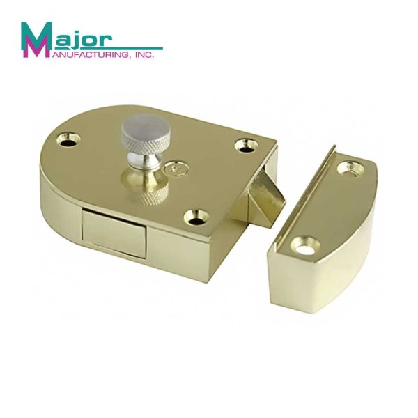 Major Mfg - S200-SPB - Secret Gate Latch - Plated Brass Finish Sale - Image 2