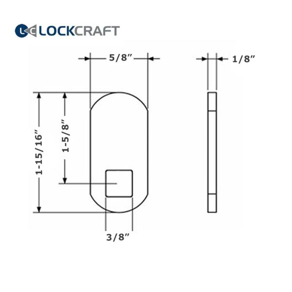 Lockcraft CL093 1-15 16 inch Cam Lock Sale - Image 3