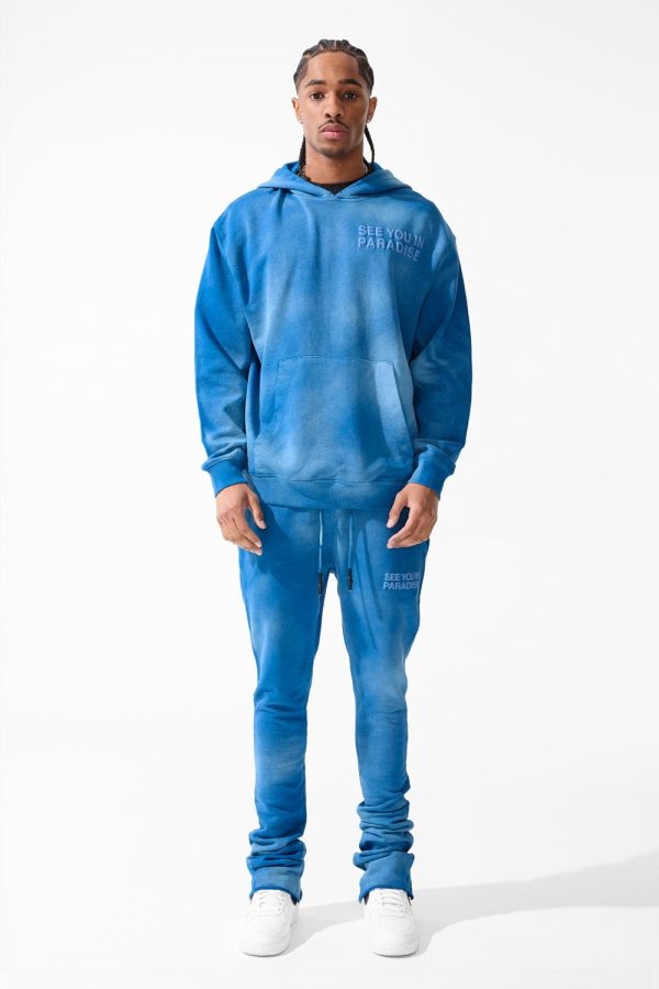 Paradise Washed Stacked Sweatpants For Sale - Image 3