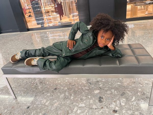 Kids Stacked Thriller Pants (Olive) Supply - Image 3