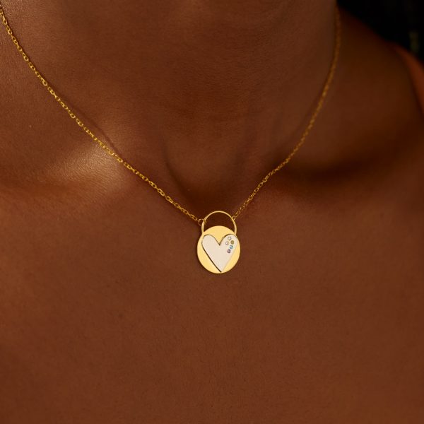 1-18 Birthstone Heart Pendant Necklace For Discount - Image 4