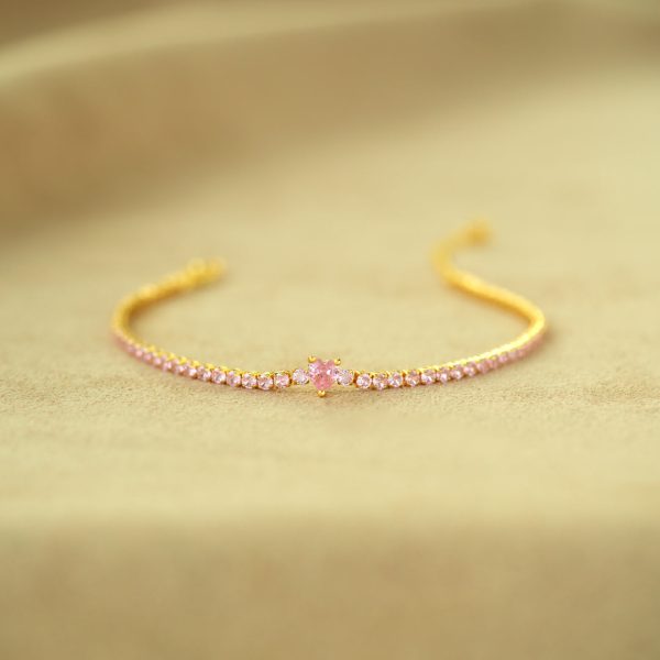Love Yourself Harder Pavé Heart Bracelet For Discount - Image 5