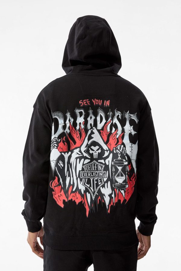 Afterlife Pullover Hoodie (Noir) Online Sale - Image 4