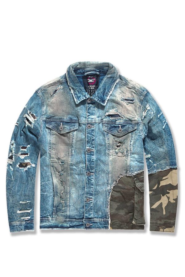 Devotion Denim Trucker Jacket (Woodland) Sale