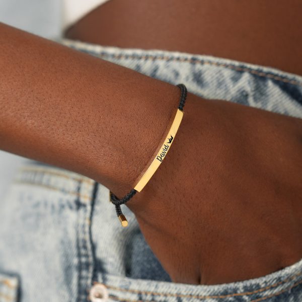 Custom Name With Crown Matching Tube Bracelets Supply - Image 4