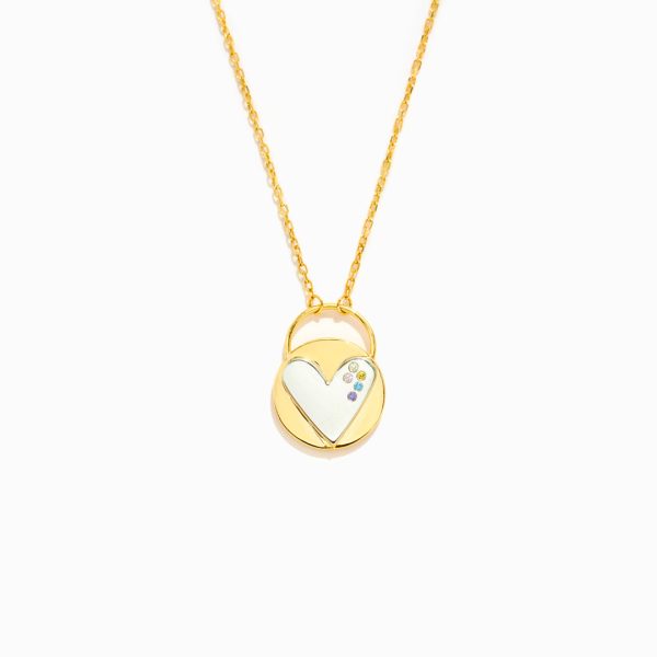 1-18 Birthstone Heart Pendant Necklace For Discount