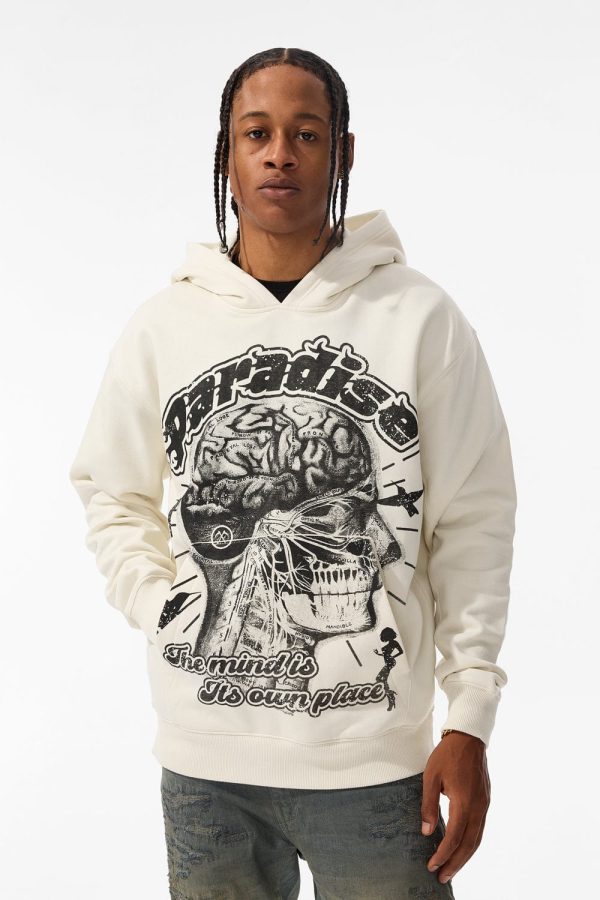 Cranial Paradise Pullover Hoodie (Bone) Online Hot Sale