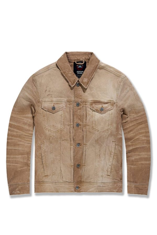 Meadowlands Denim Trucker Jacket (Earth Tones) Sale - Image 2
