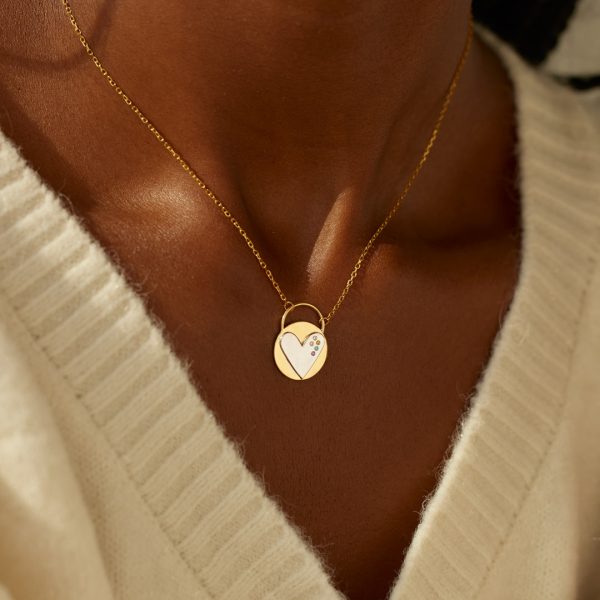 1-18 Birthstone Heart Pendant Necklace For Discount - Image 2