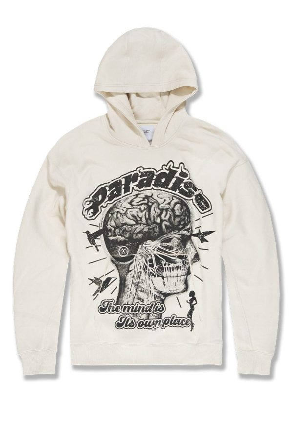 Cranial Paradise Pullover Hoodie (Bone) Online Hot Sale - Image 2