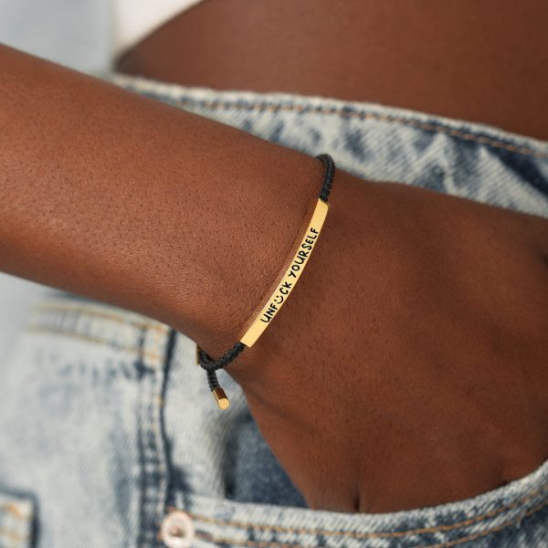Unf:)ck Yourself Tube Bracelet Fashion - Image 2