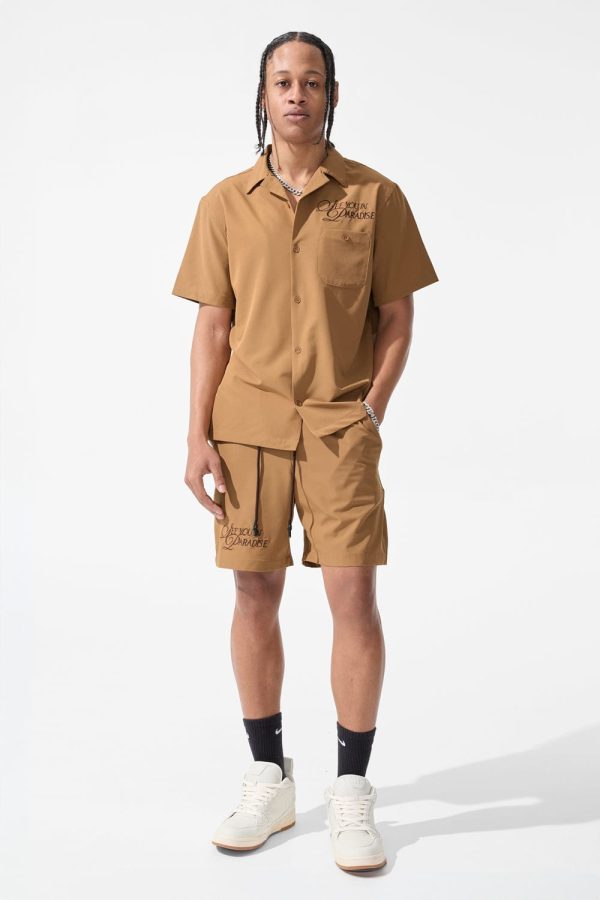 Retro - Oakland Shorts (Mocha) For Discount - Image 3
