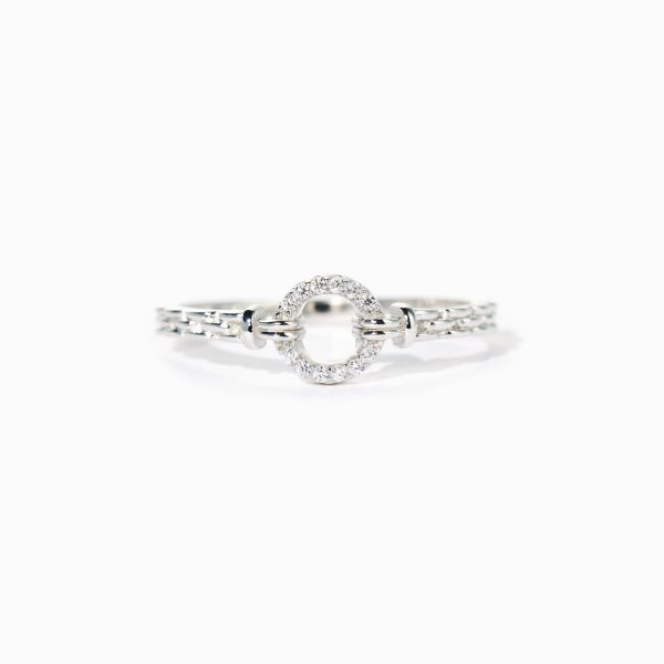 To My Inner Circle of Women Friends Pavé Open Circle Ring Online